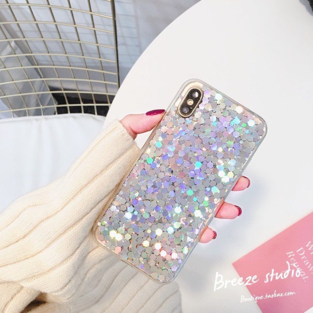iPhone X/XS Sequin bling cover